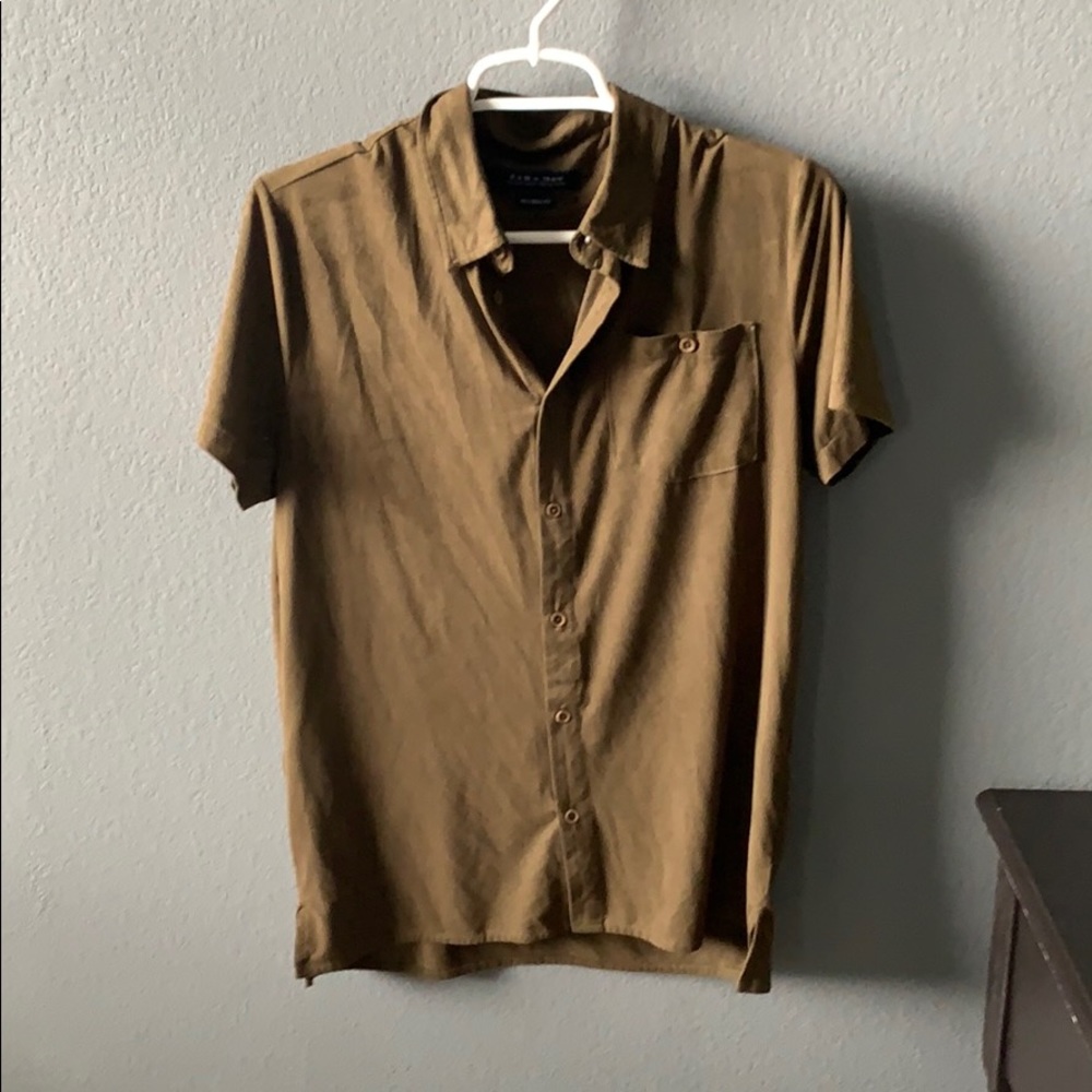 Suede Polo -Zara